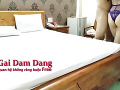 Vietnamese Beauty Teases at Hostel Before Getting Naughty