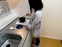 Amateur Asian Couple's Daily Sex with Live-In Girlfriend