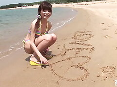 Beachside Photoshoot for a Slender Asian Beauty