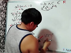 Teacher Demonstrates Erotic Equation
